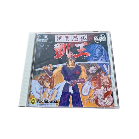 Vintage NEC PCEngine SUPER CD-ROM IGA NINDEN GAOU JAPAN Very Clean - Picture 1 of 3